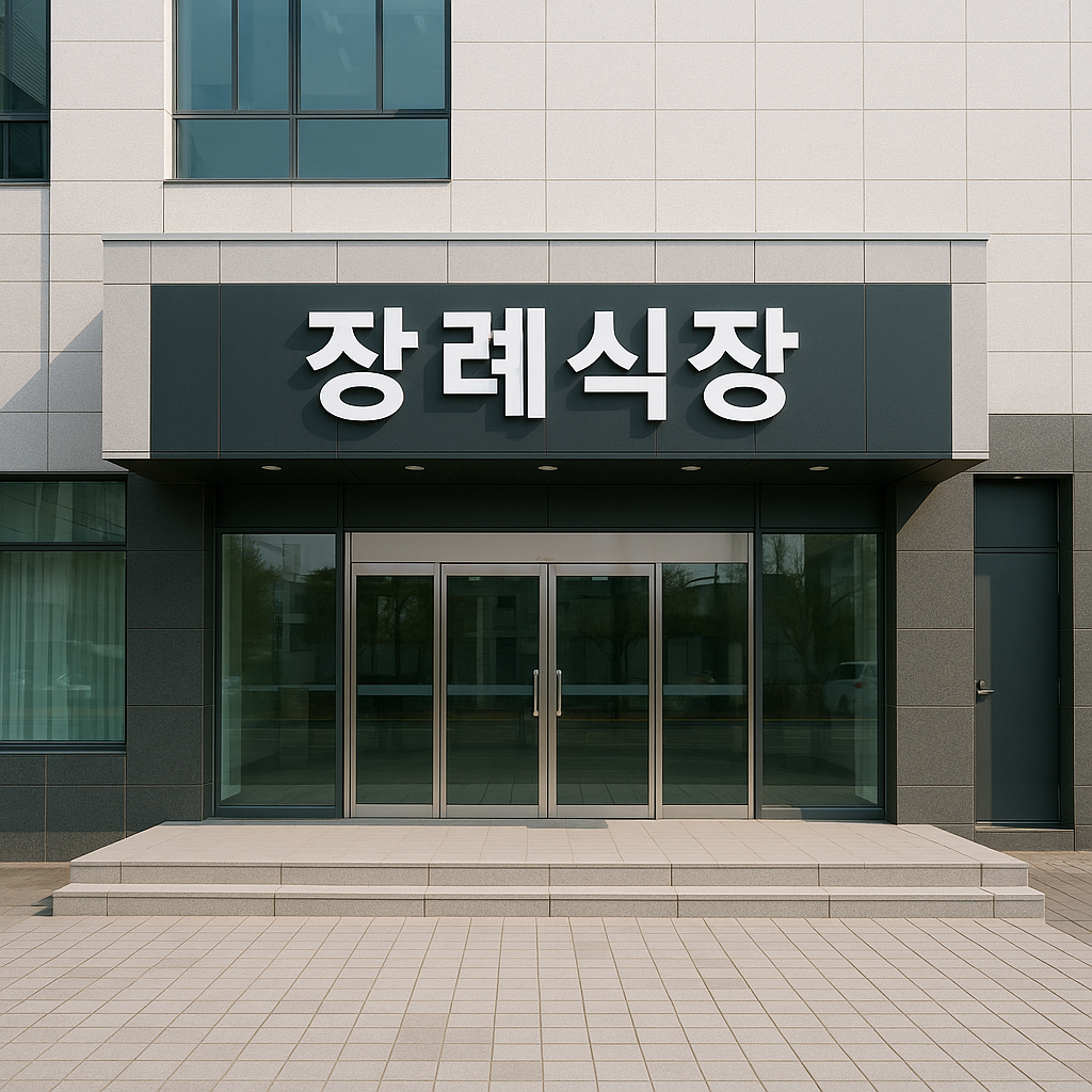 시화병원장례식장 장례비용과 주차포함 시설안내